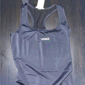 Versace tank top black small